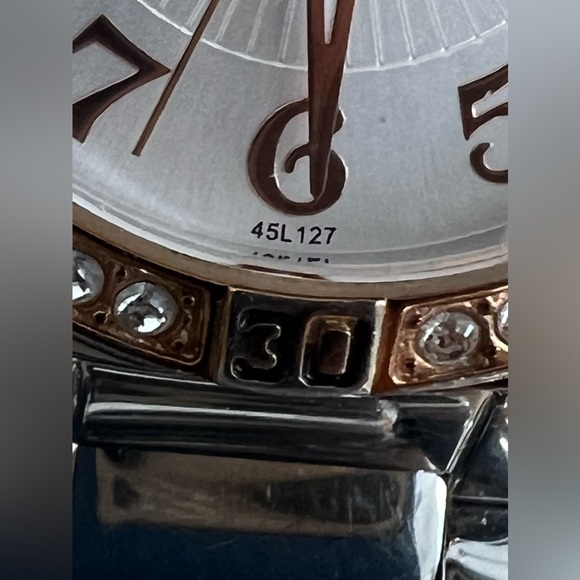 Caravelle by Bulova Ladies Watch Stainless Bracelet White Dial Date Window - Picture 6 of 12